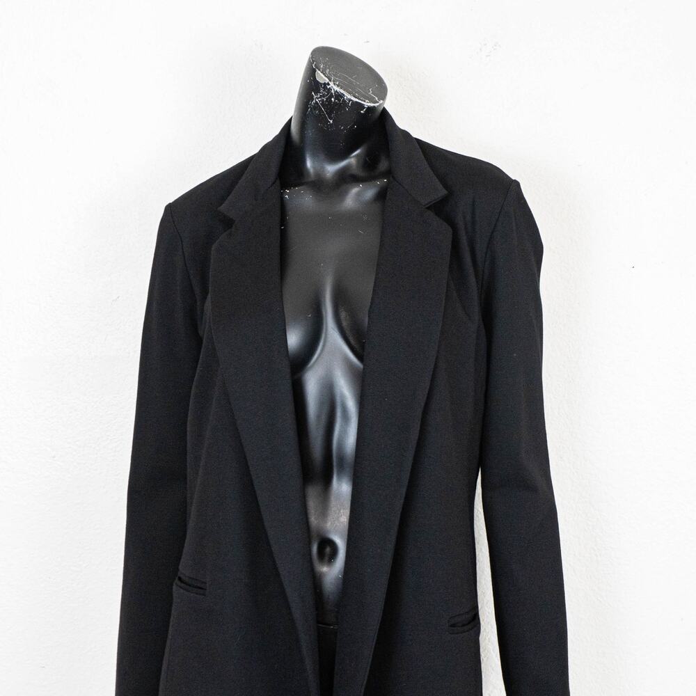Ripley Rader Black Ponte Knit Oversized Blazer Jacket size 2(S) - Picture 10 of 11